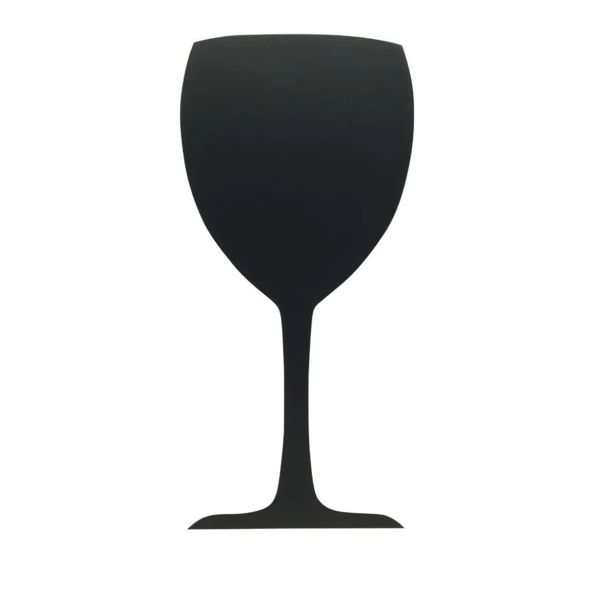 Ardoise murale en forme de verre