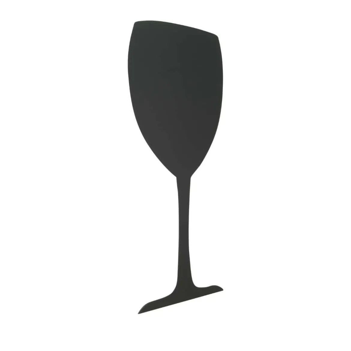 Ardoise murale en forme de verre