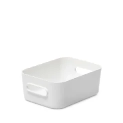 Bac de rangement blanc S