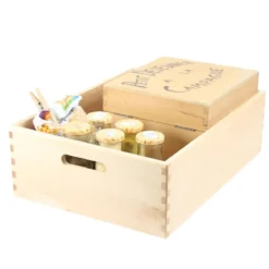 Bac de rangement en bois pour cuisine M
