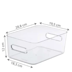 Bac de rangement transparent pour réfrigérateur M