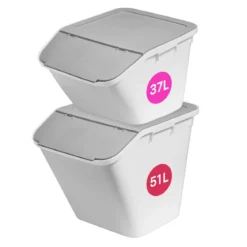Bac de tri superposable 51 litres