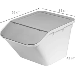 Bac de tri superposable 51 litres