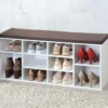 Banc de rangement pour chaussures