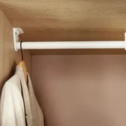 Barre de penderie extensible 66-120 cm