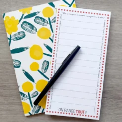 Bloc notes liste de course