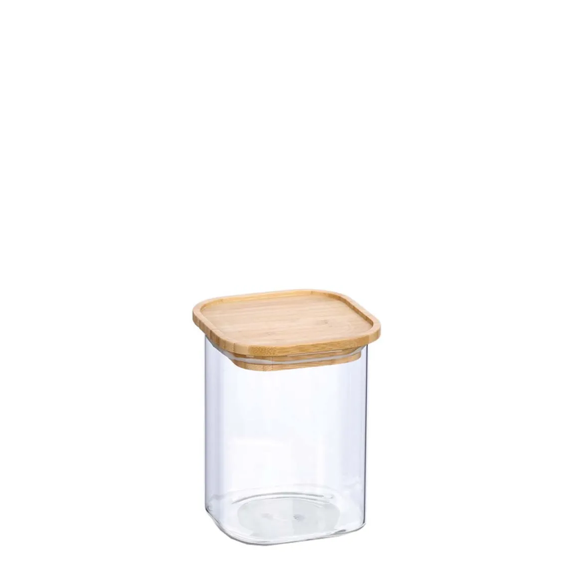 Bocal carré en verre 900 ml