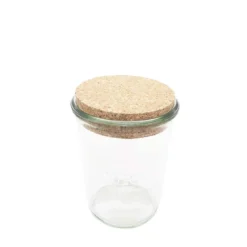 Bocal en verre avec bouchon de liège 900 ml