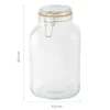 Bocal en verre hermétique 3 litres