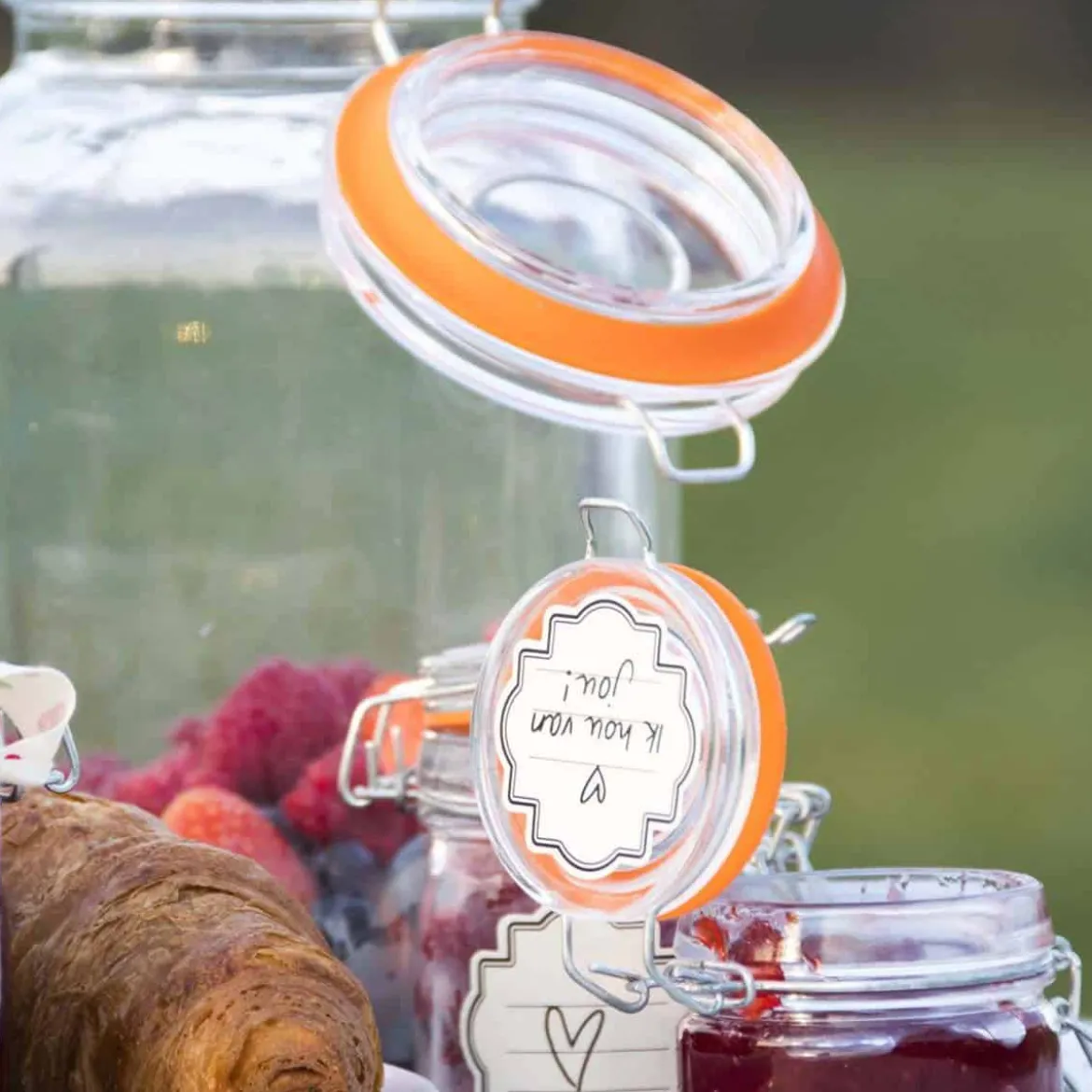 Bocal en verre hermétique 3 litres