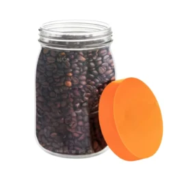 Bocal en verre 1 litre couvercle à vis