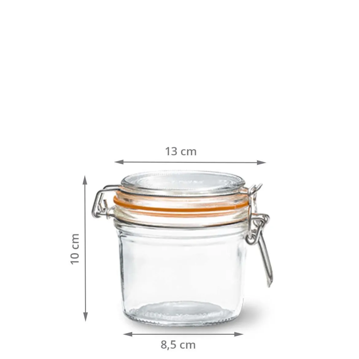 Bocal hermétique en verre 350 ml