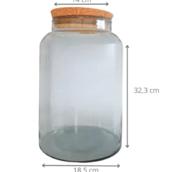 Bocal 7 litres avec bouchon en liège