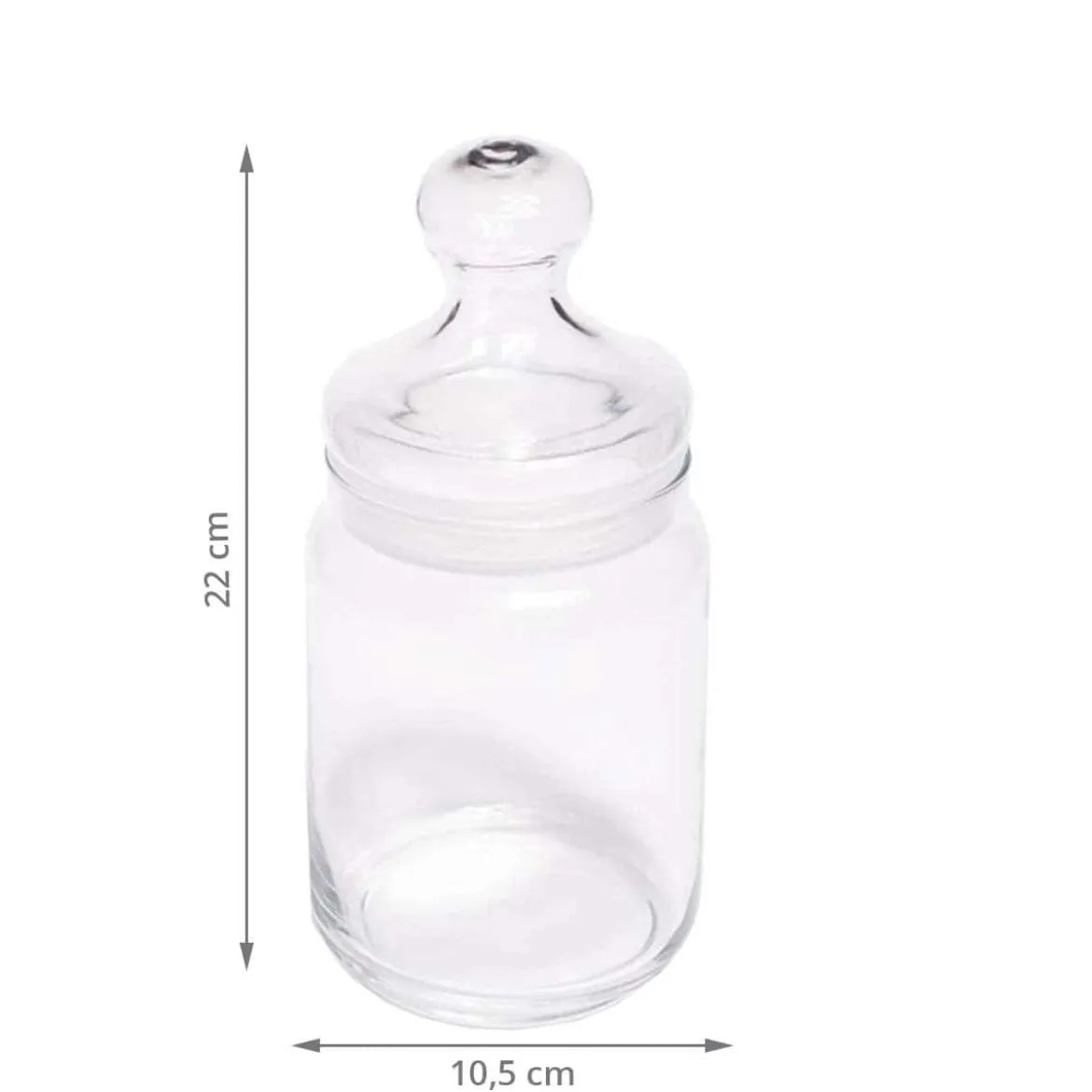 Bonbonnière en verre français