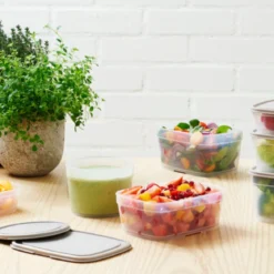 Boîte alimentaire en matériau recyclé et renouvelable 0,5 L