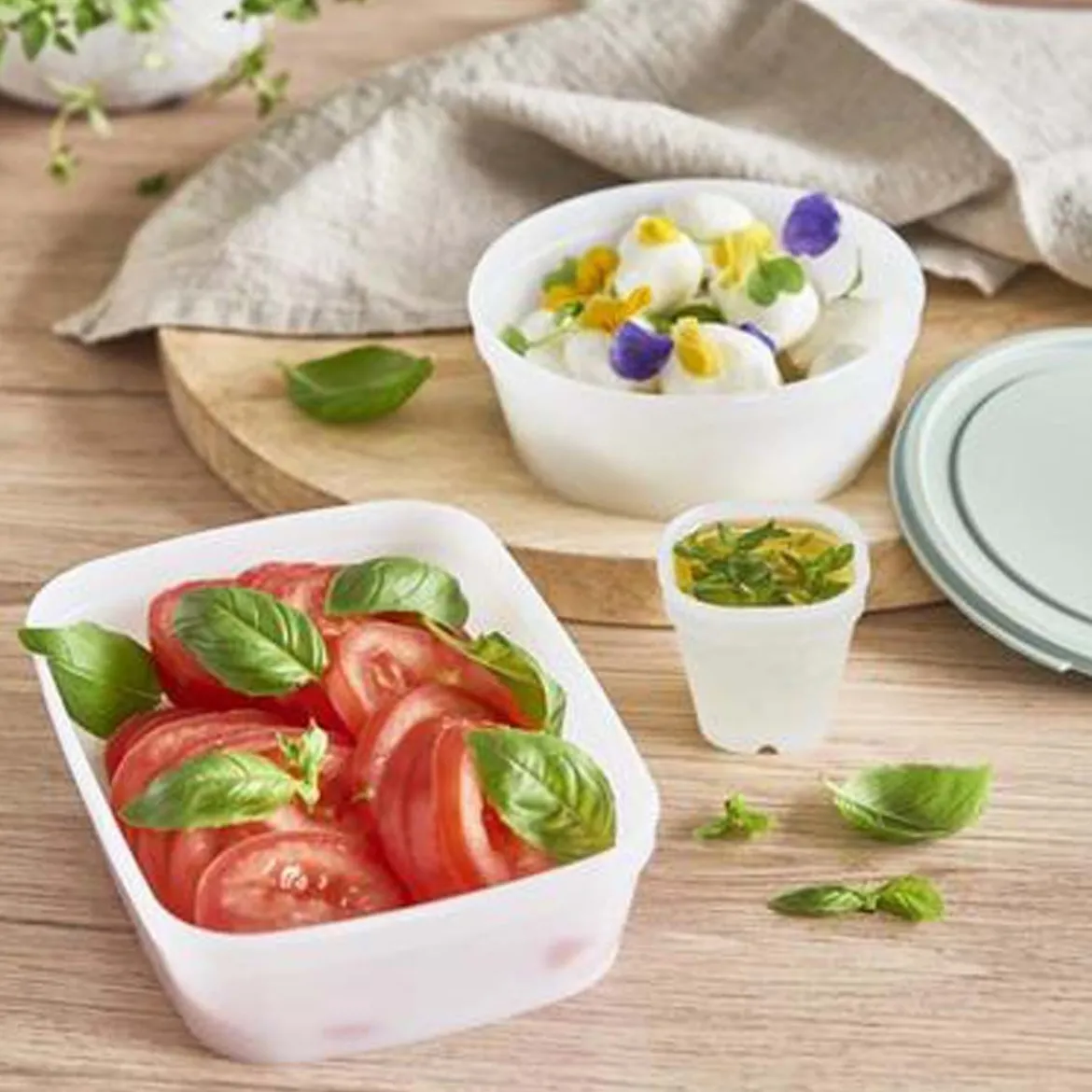 Boîte alimentaire en matériau recyclé et renouvelable 0,5 L