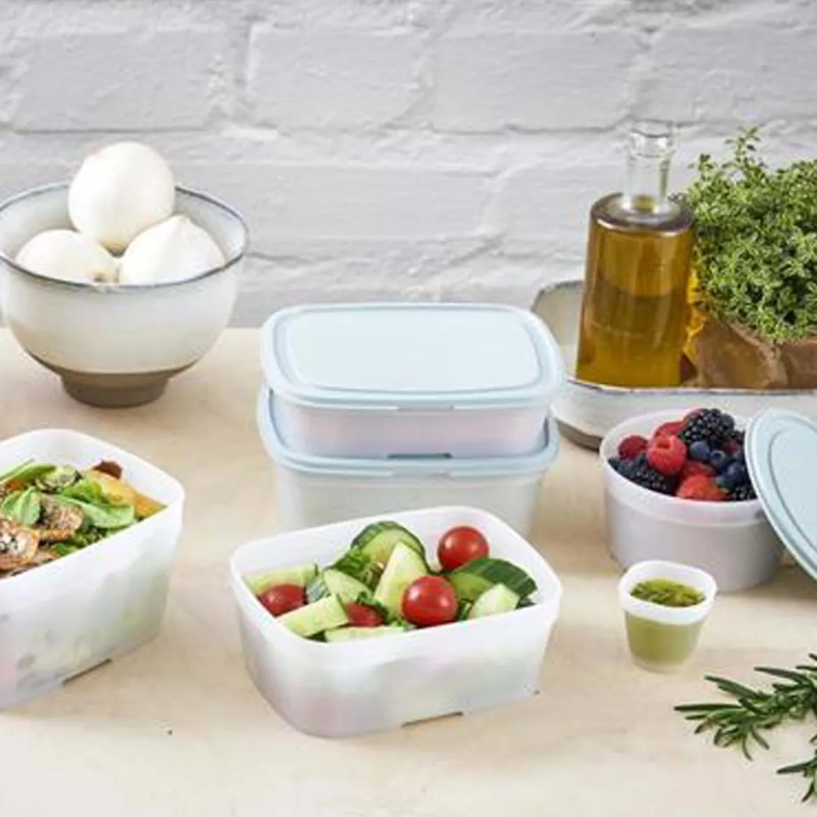 Boîte alimentaire en matériau recyclé et renouvelable 0,5 L