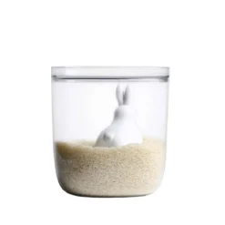 Boîte alimentaire transparente avec cuillère mesure 3,5L