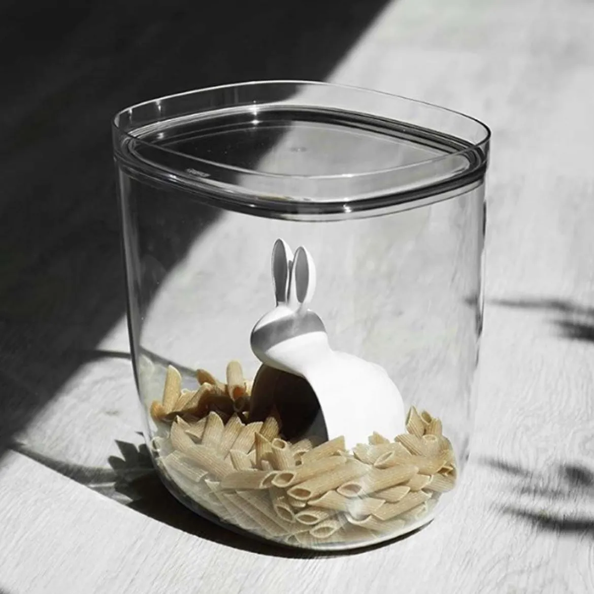 Boîte alimentaire transparente avec cuillère mesure 3,5L