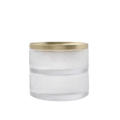 Boîte à bijoux ronde en verre