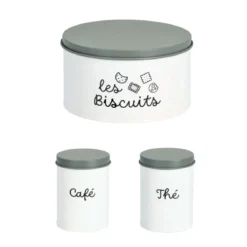 Boîte à biscuits en métal 3 litres