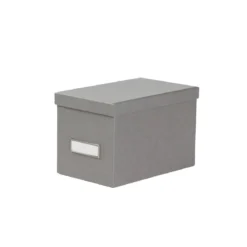 Boîte à CD en carton gris flanelle