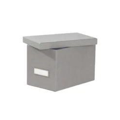 Boîte à CD en carton gris flanelle