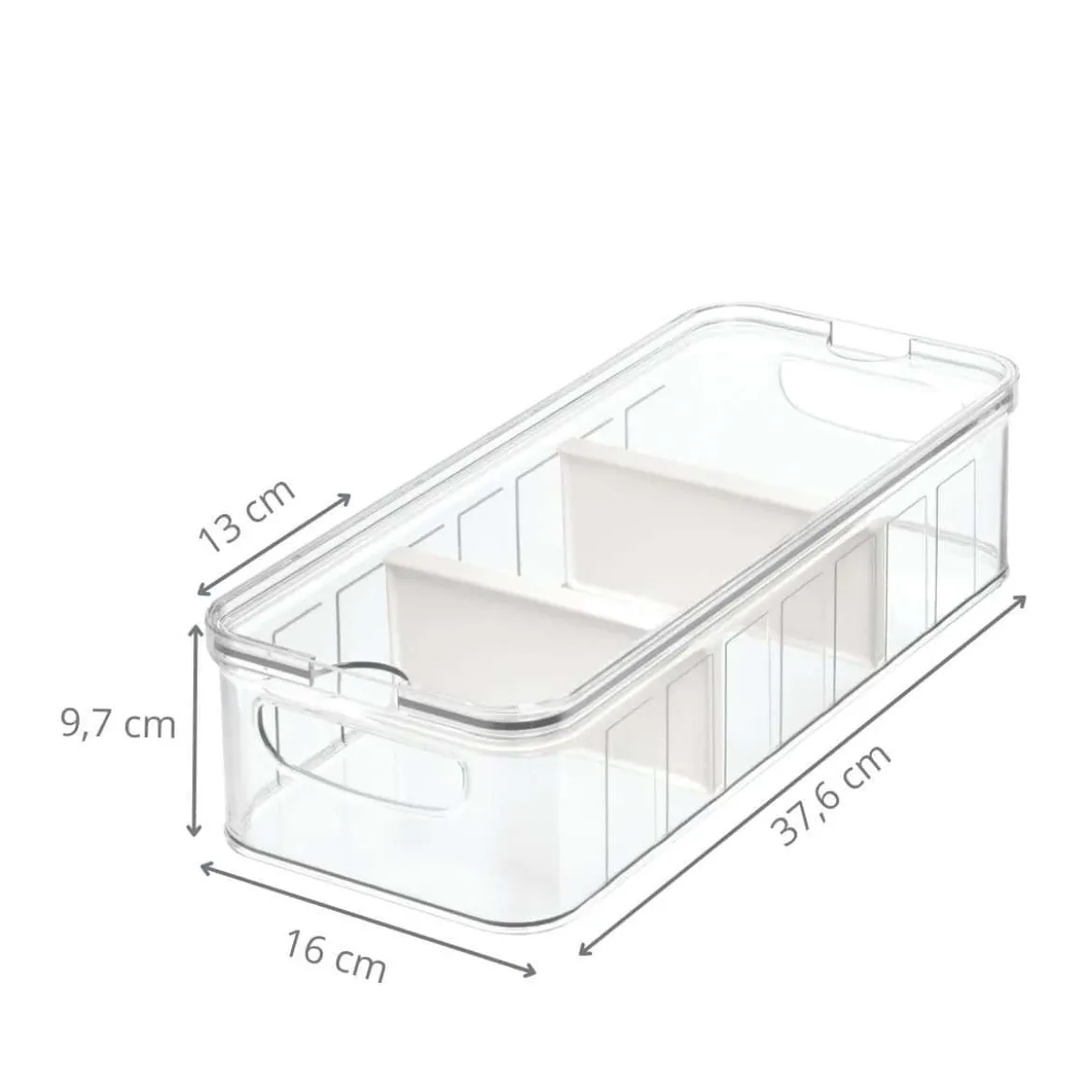 Boîte 3 compartiments pour fruits et légumes