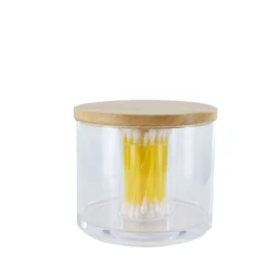 Boîte à coton tiges et coton
