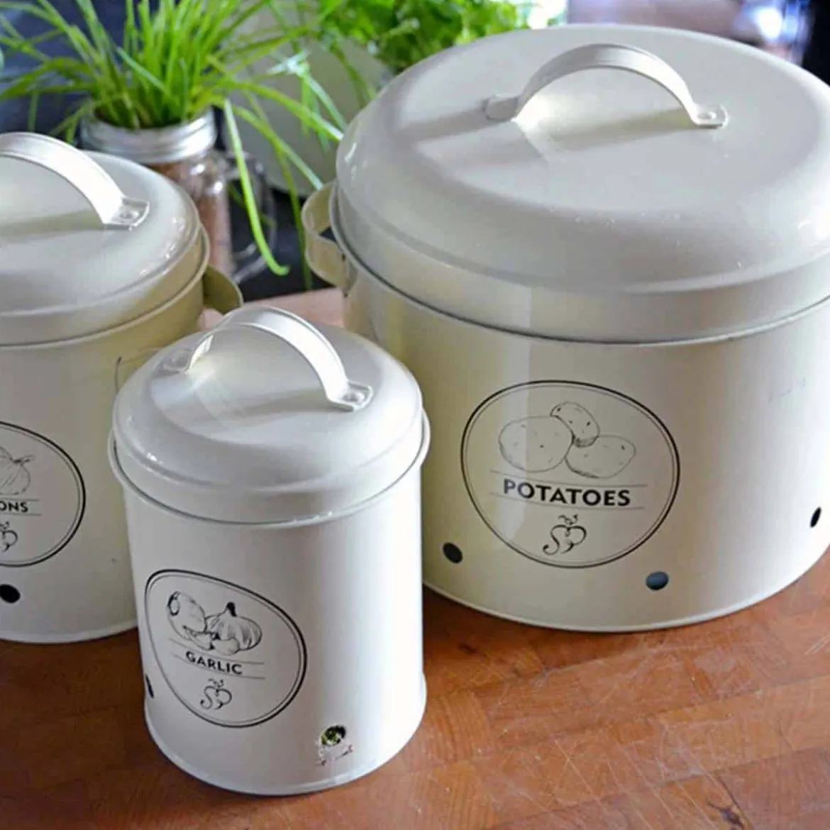 Boîte de conservation pour pommes de terre