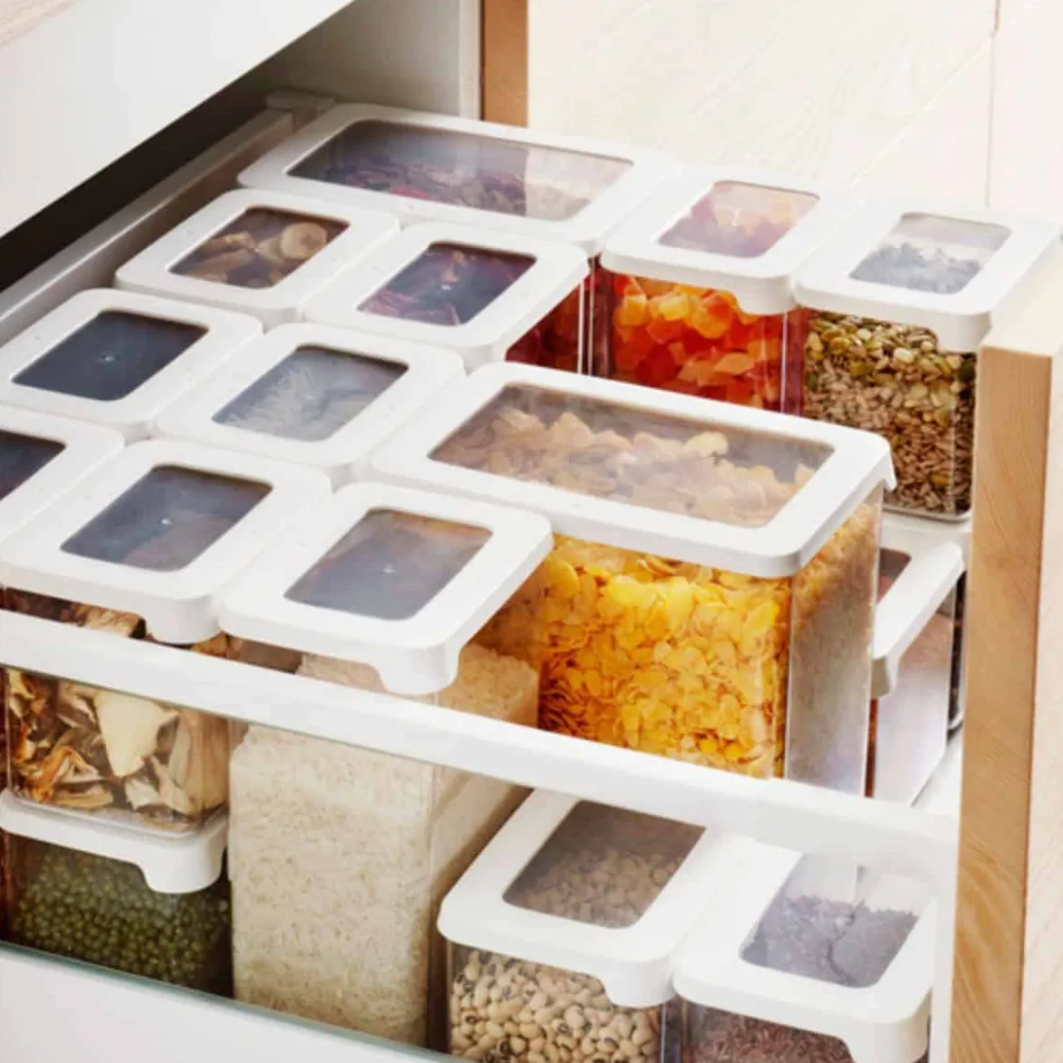 Boîte de rangement alimentaire haute 2,25 litres