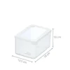 Boîte de rangement alimentaire empilable en plastique 1,65 litres