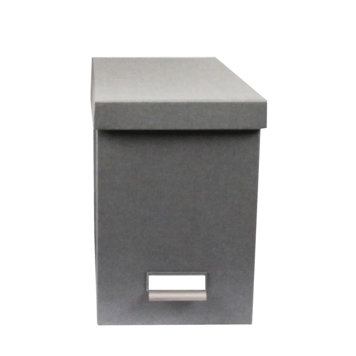 Boîte de rangement à dossiers suspendus gris flanelle