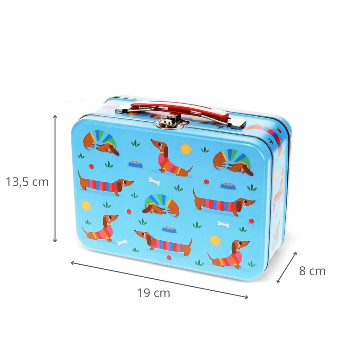 Boîte de rangement en métal pour enfant