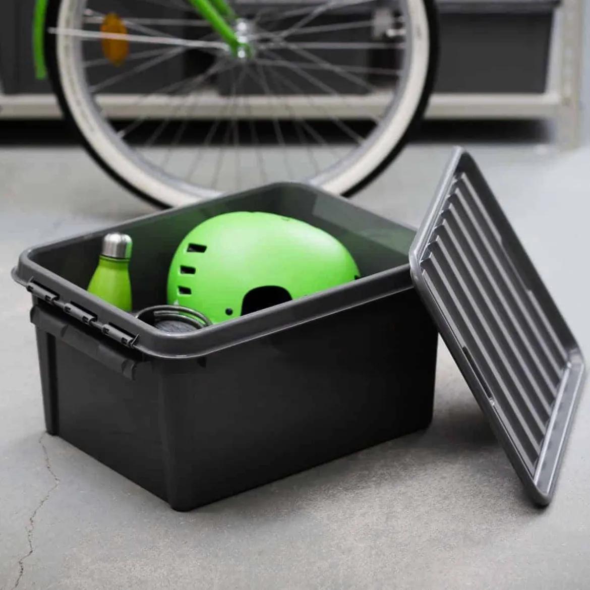 Boîte de rangement en plastique recyclé 32 litres