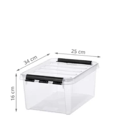 Boîte de rangement en plastique 8 litres