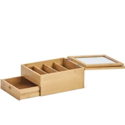 Boîte de rangement maquillage avec miroir