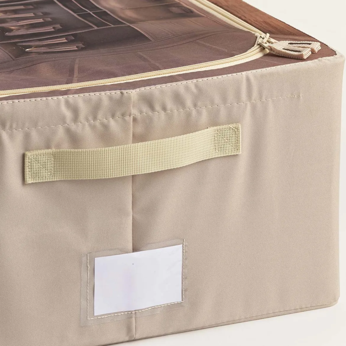 Boîte de rangement pliable avec ouverture avant 44 litres