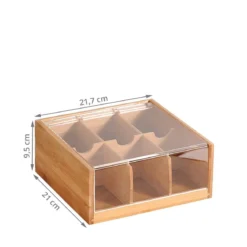 Boîte de rangement pour sachets de thé