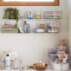 Boîte de rangement transparente pour maquillage
