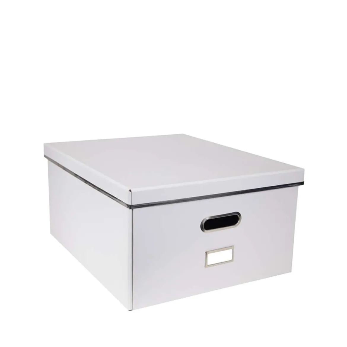 Boîte de stockage en carton avec poignée