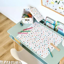 Boîte en carton à pois 18x25x13