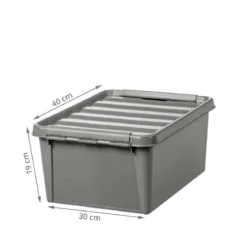 Boîte en plastique recyclé