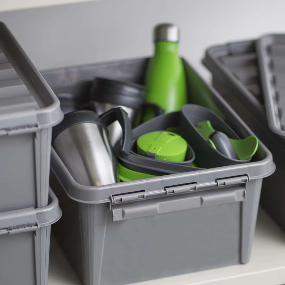 Boîte en plastique recyclé