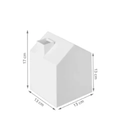 Boîte à mouchoirs carrée en forme de maison