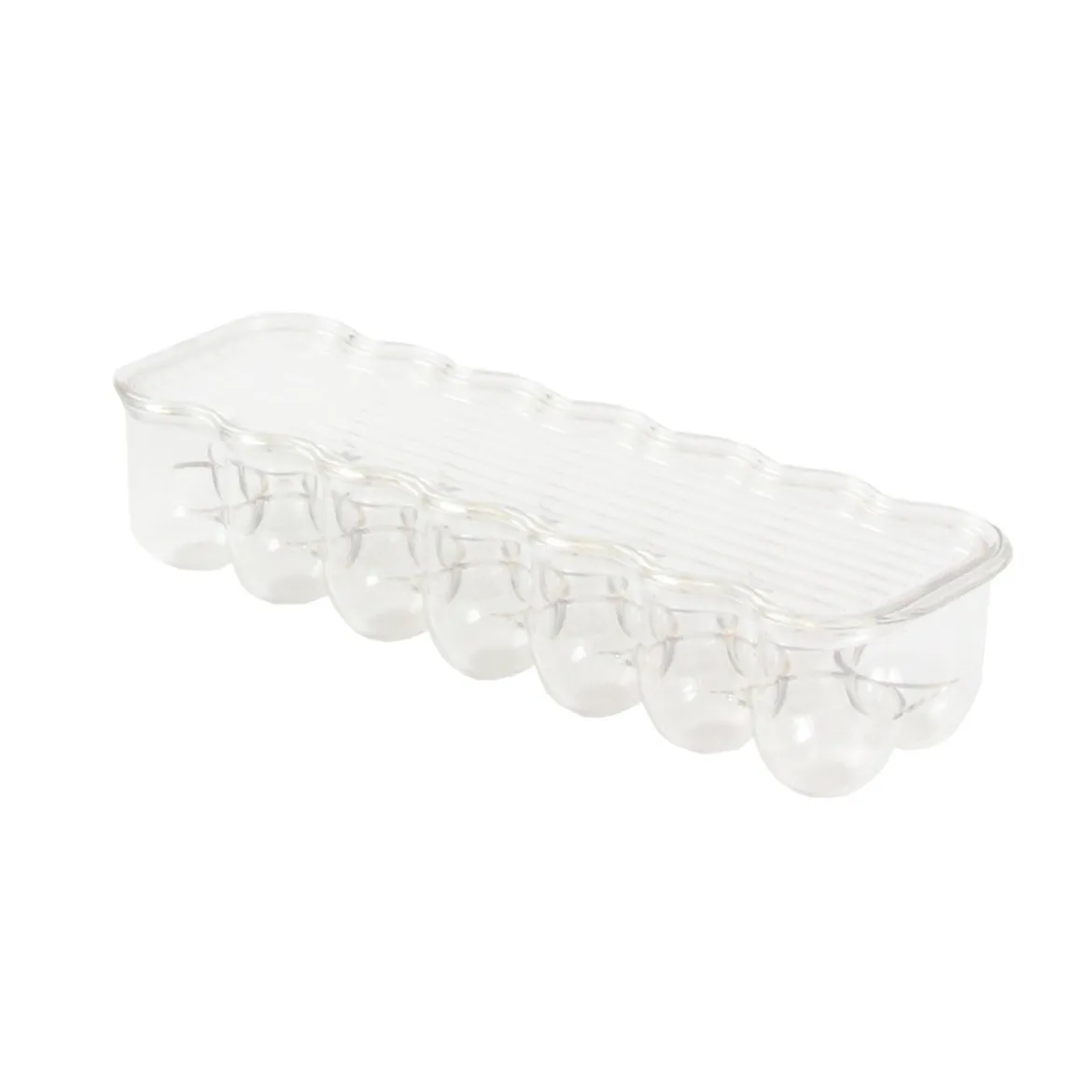 Boîte à 14 oeufs en plastique transparent