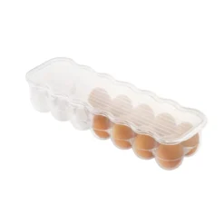 Boîte à 14 oeufs en plastique transparent