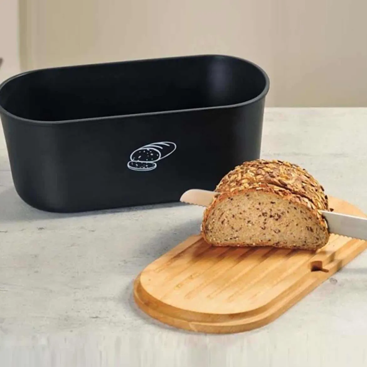 Boîte à pain et planche à découper