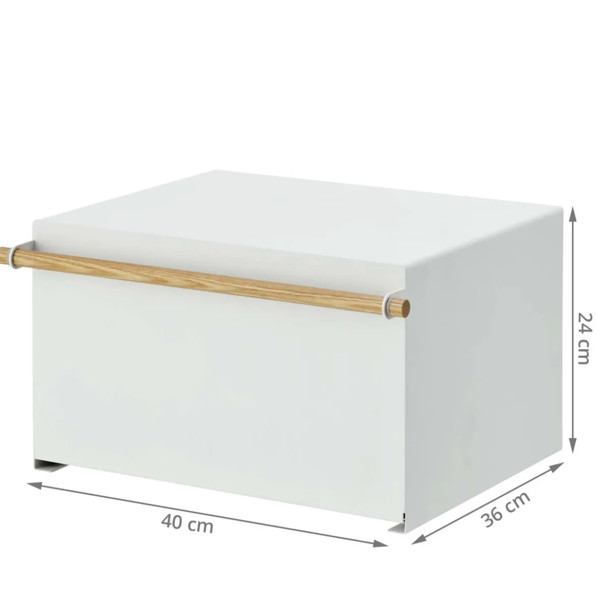 Boîte à pain placard blanc