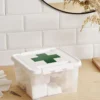 Boîte à pharmacie en plastique